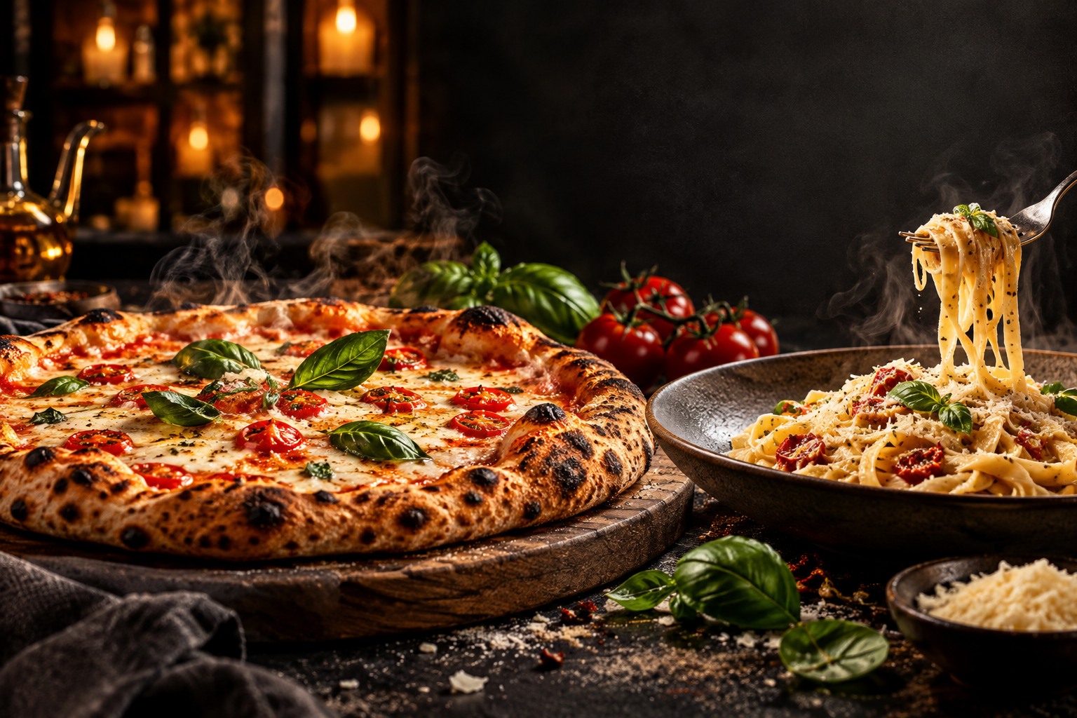 Pizza & Pasta · Food-Konzept